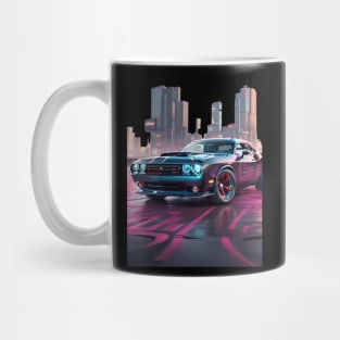 Dodge Challenger Cyberpunk Mug